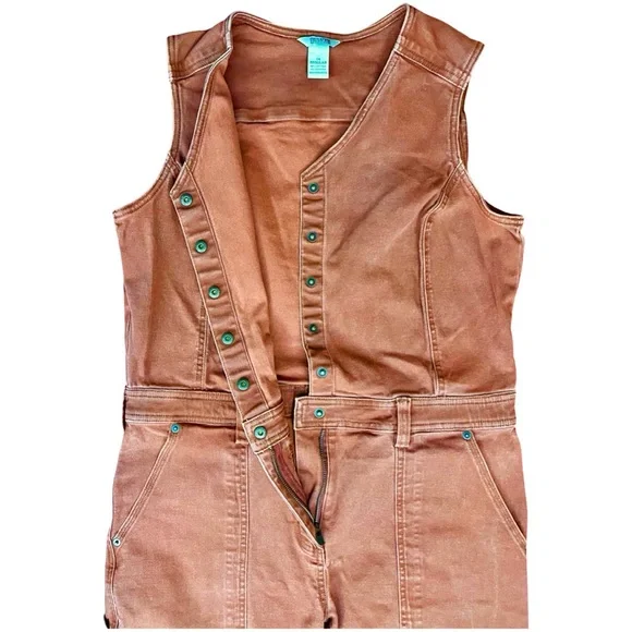 DuluthFlex Fire Hose Ltd Coveralls - Rusty Orange, 14 Regular - Picture 3 of 4